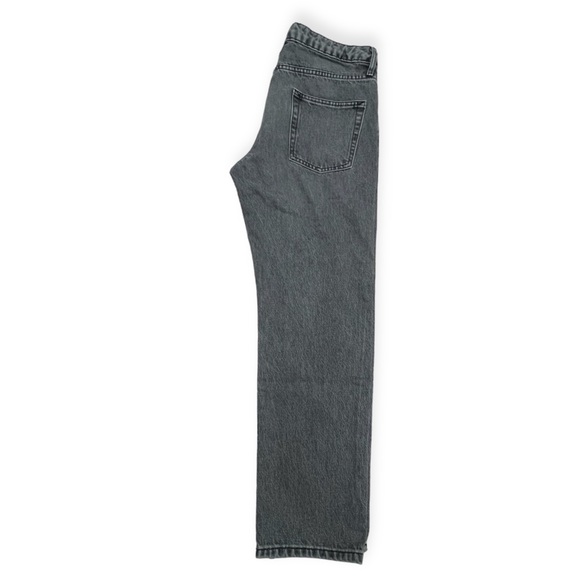 TopMan Straight Leg Grey Denim Jeans - Picture 4 of 7